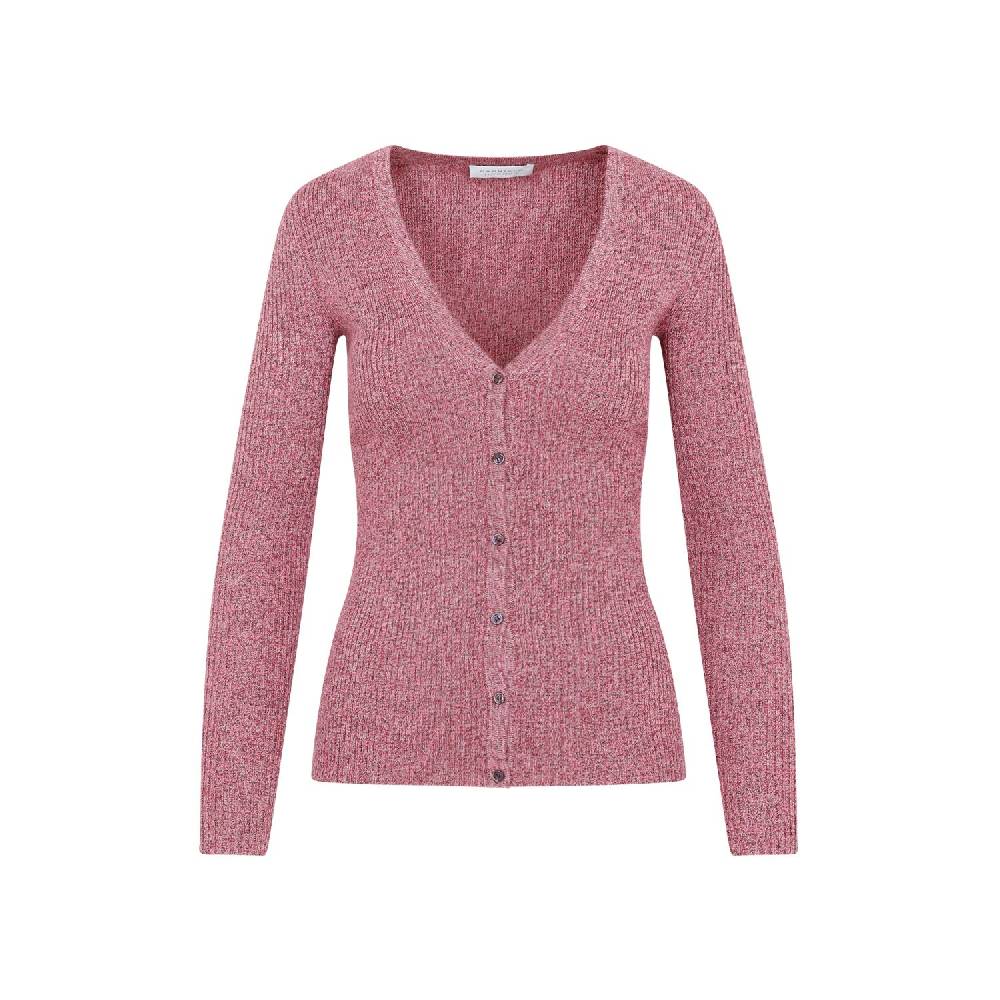 GABRIELA HEARST Cardigan Misto Cachemire e Seta Rosa & Viola di Gabriela Hearst