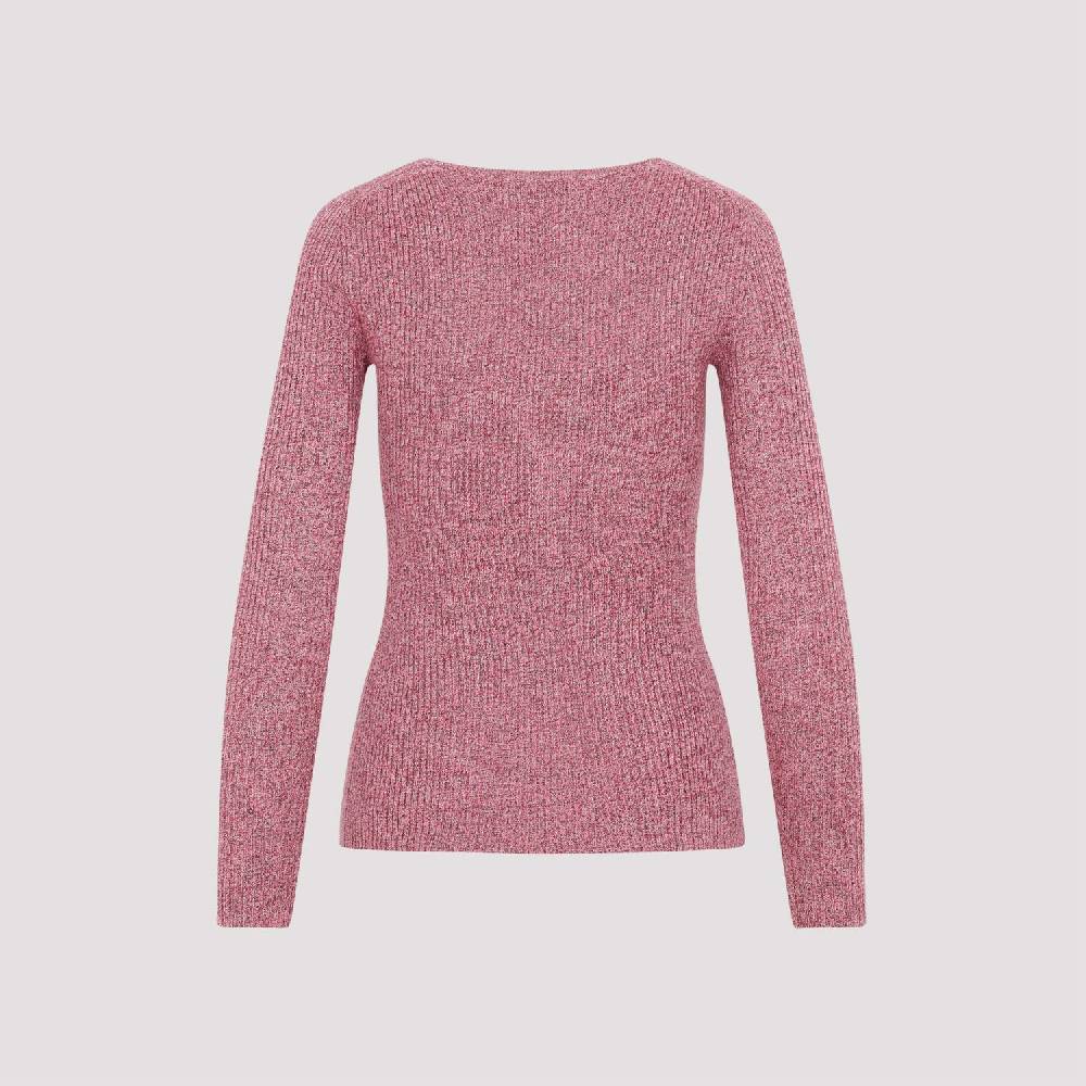 GABRIELA HEARST  Cardigan Misto Cachemire e Seta Rosa & Viola di Gabriela Hearst Nuovo