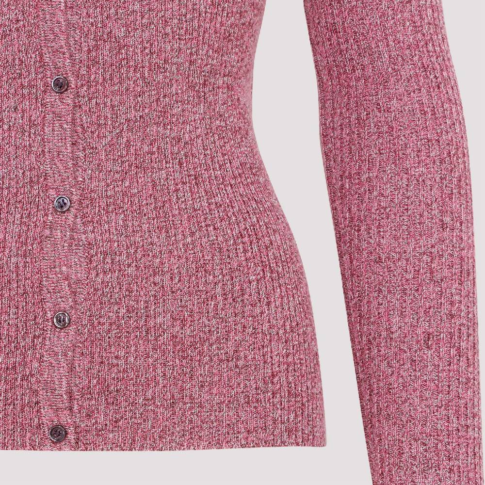 GABRIELA HEARST  Cardigan Misto Cachemire e Seta Rosa & Viola di Gabriela Hearst Nuovo