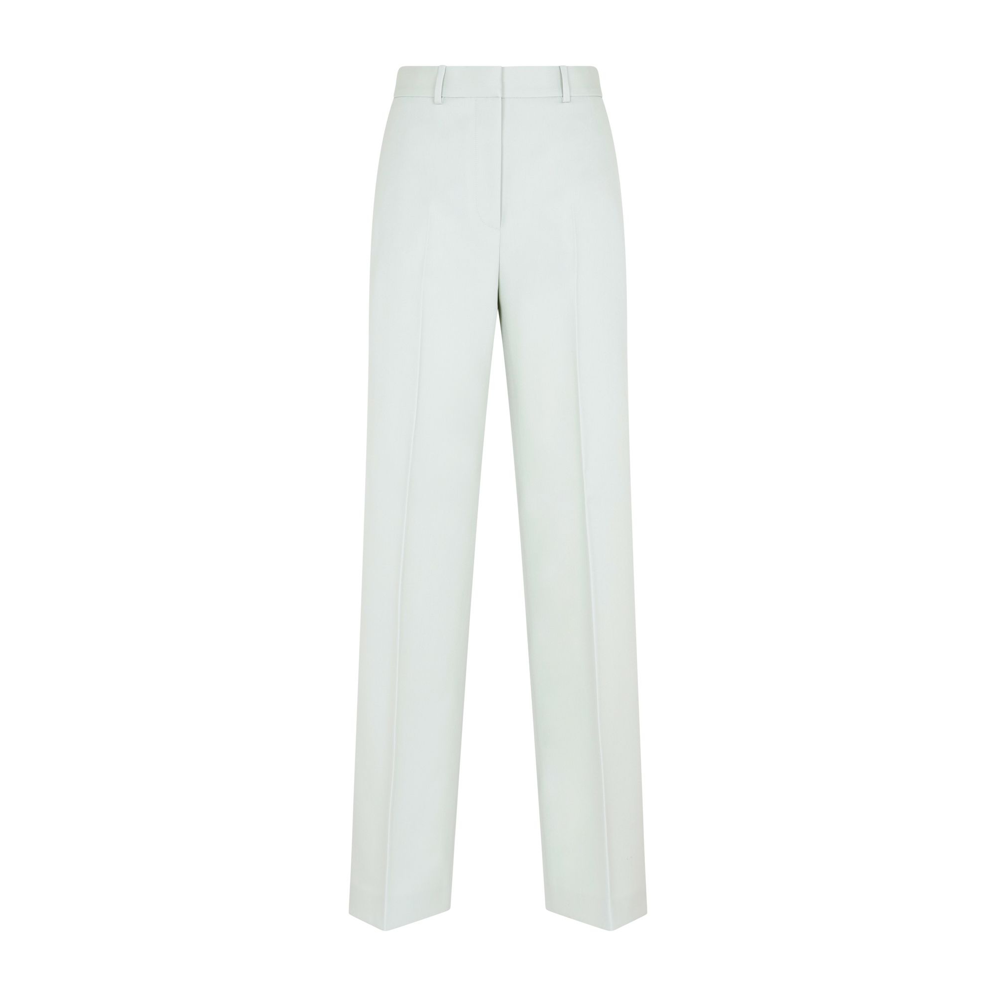 LANVIN Pantaloni Larghi in Lana Verde Salvia Lanvin - Abbigliamento Donna
