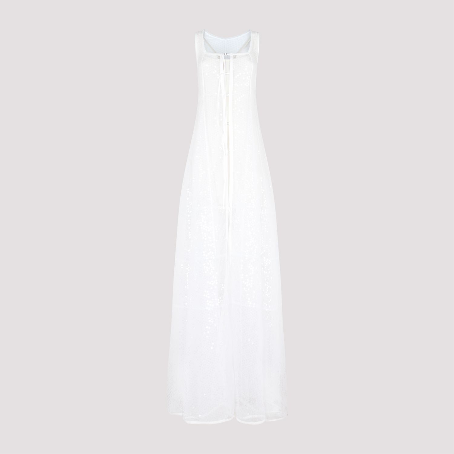 JACQUEMUS  Abito A-Line in Pizzo Bianco Dentelle di Jacquemus Pezzi Unici