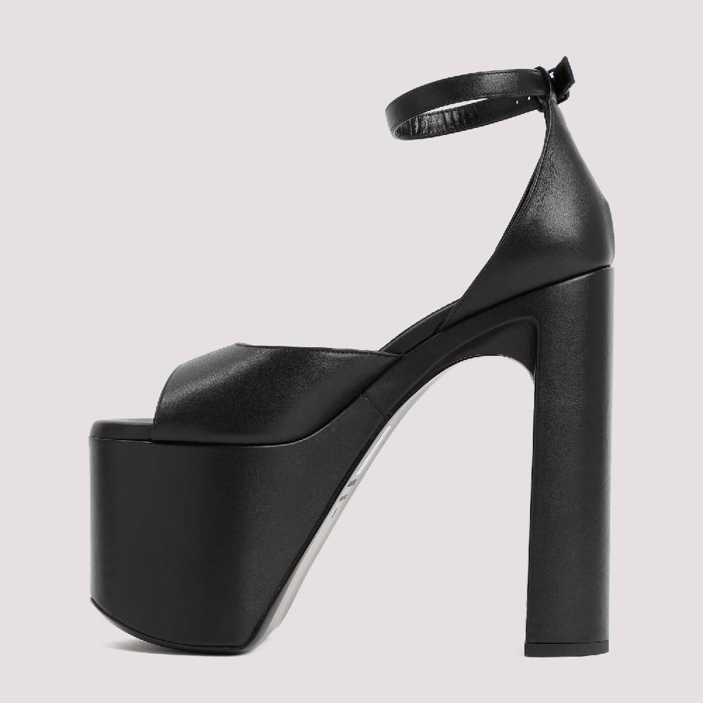 BALENCIAGA  Sandali con Tacco e Plateau Nero Balenciaga 16cm Qualità Garantita