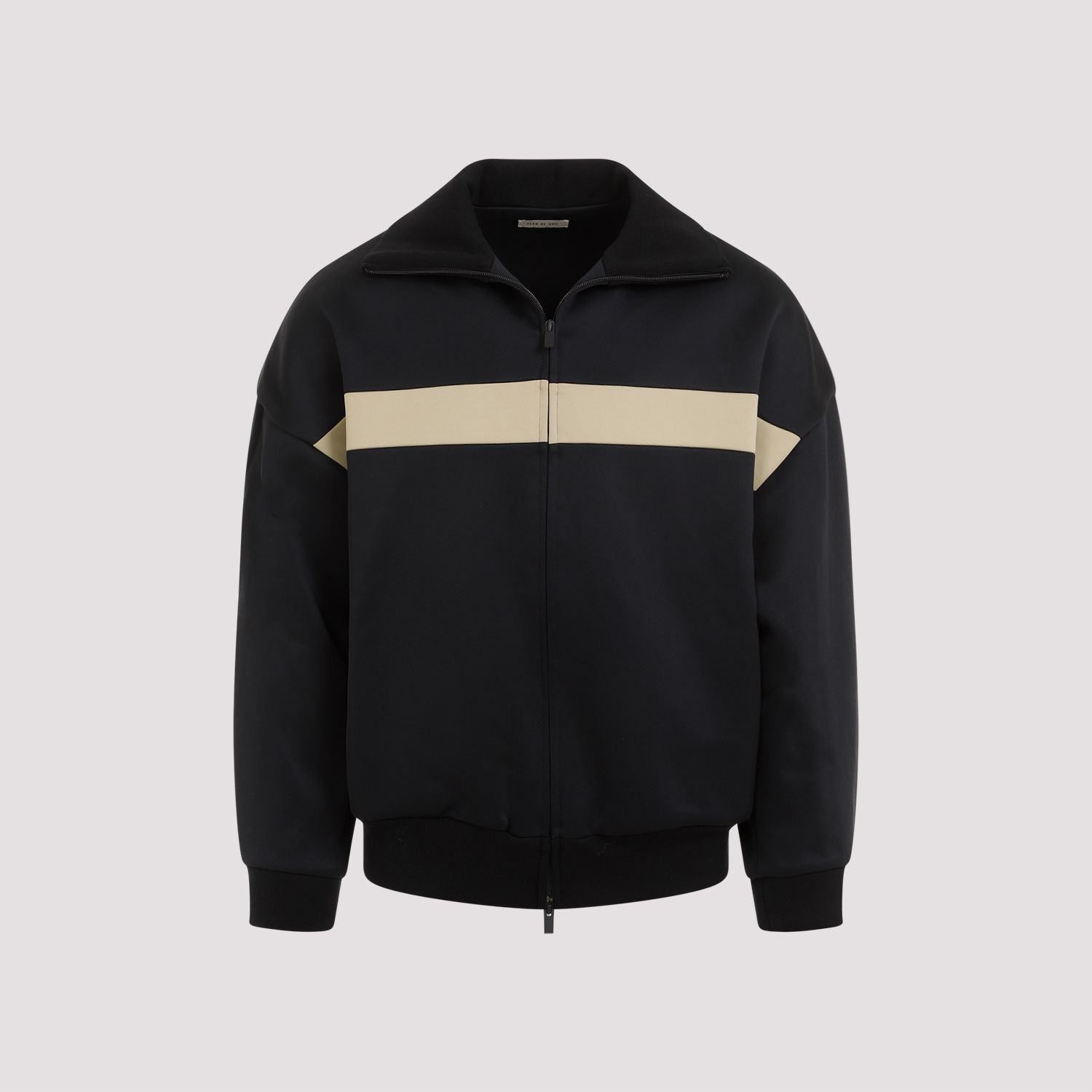 FEAR OF GOD  Giacca Uomo Fear of God Nera in Nylon con Striscia Convenienza