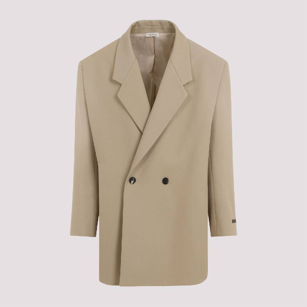 FEAR OF GOD  Blazer Beige in Lana e Cotone Fear of God | Giacche Uomo Saldi