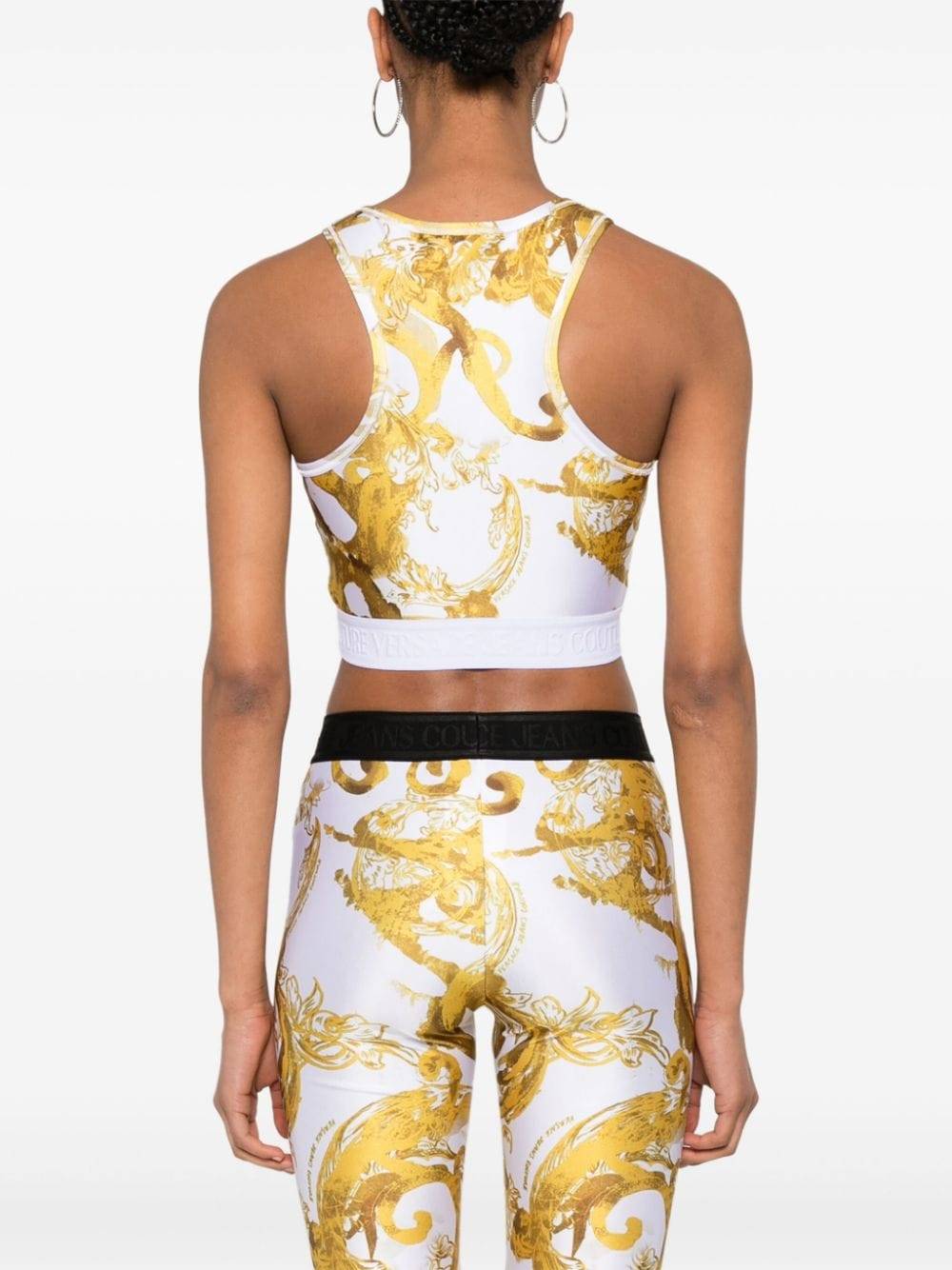 VERSACE JEANS COUTURE  Top Bianco Versace Jeans Couture per Donne Vendita Calda