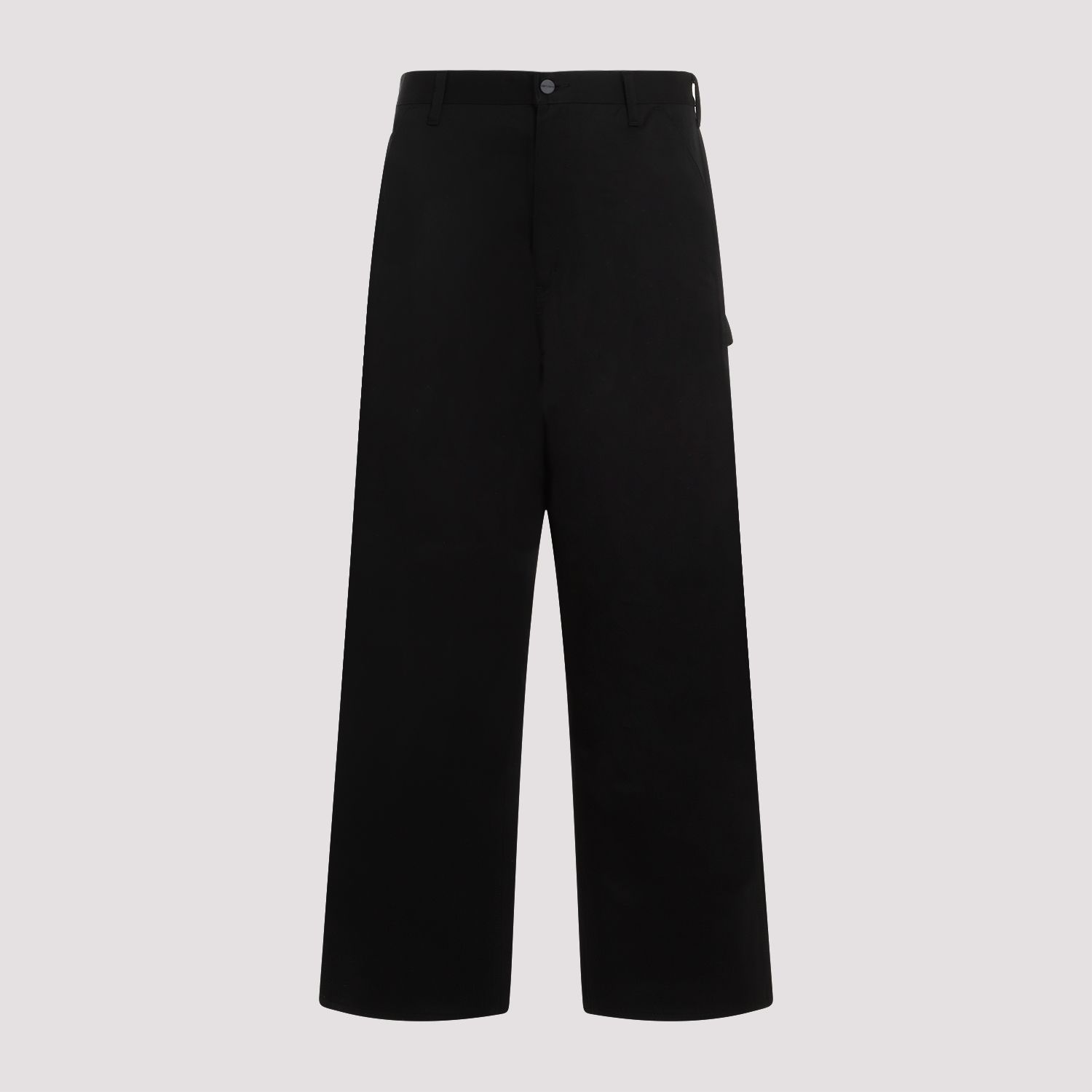 JUNYA WATANABE  Pantaloni Utility in Cotone Nero Junya Watanabe Uomo Saldi Di Fabbrica