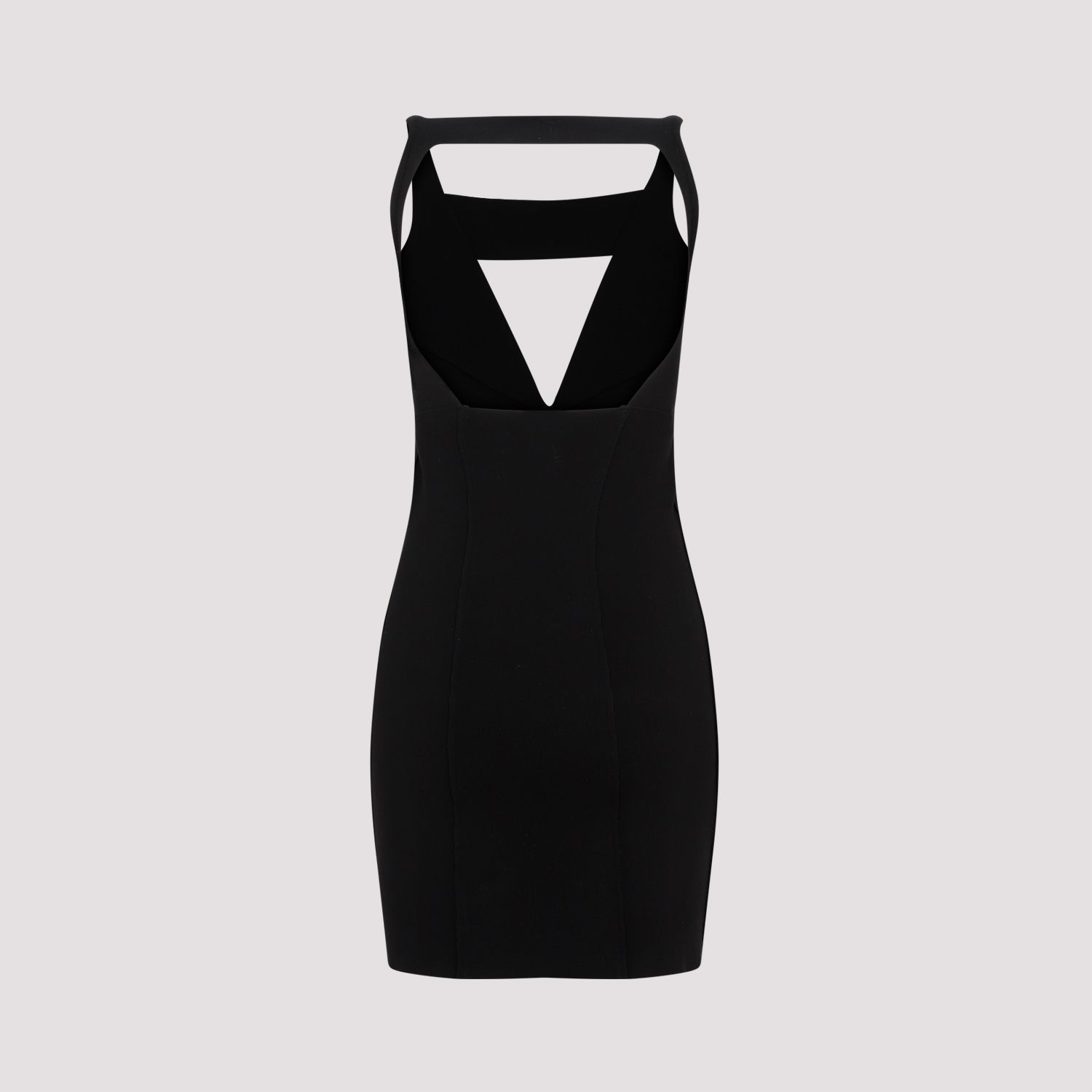 RICK OWENS  Abito Mini Maglia Nero Senza Schiena Rick Owens - Mix di Viscosa Nuovo