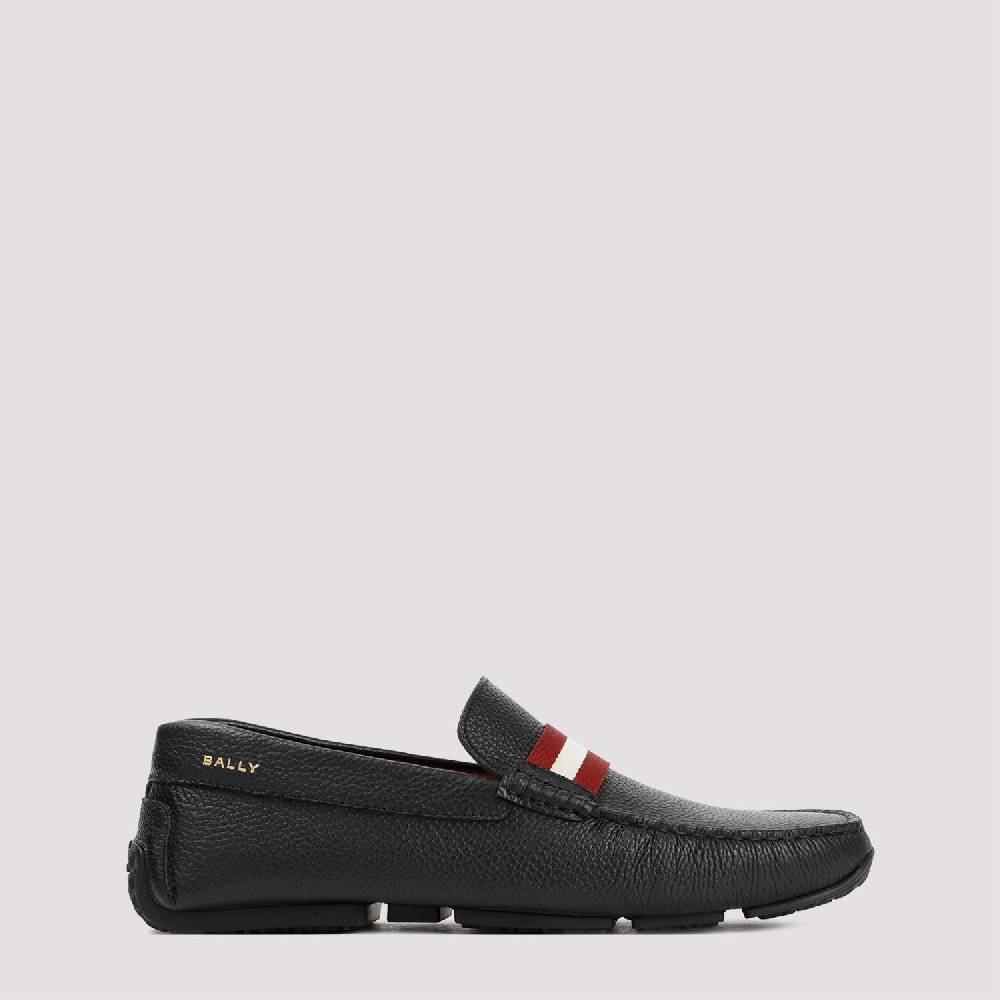 BALLY  Mocassini da Uomo in Vitello Nero Grana Bally Promozione