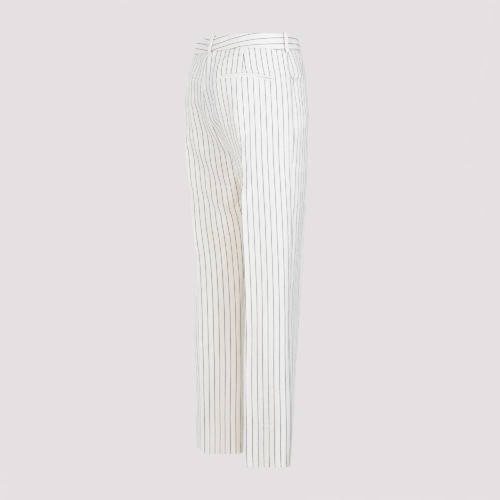 TOM FORD  Pantaloni a Righe con Vita Alta TOM FORD - Tonalità Nude & Neutre In Saldo