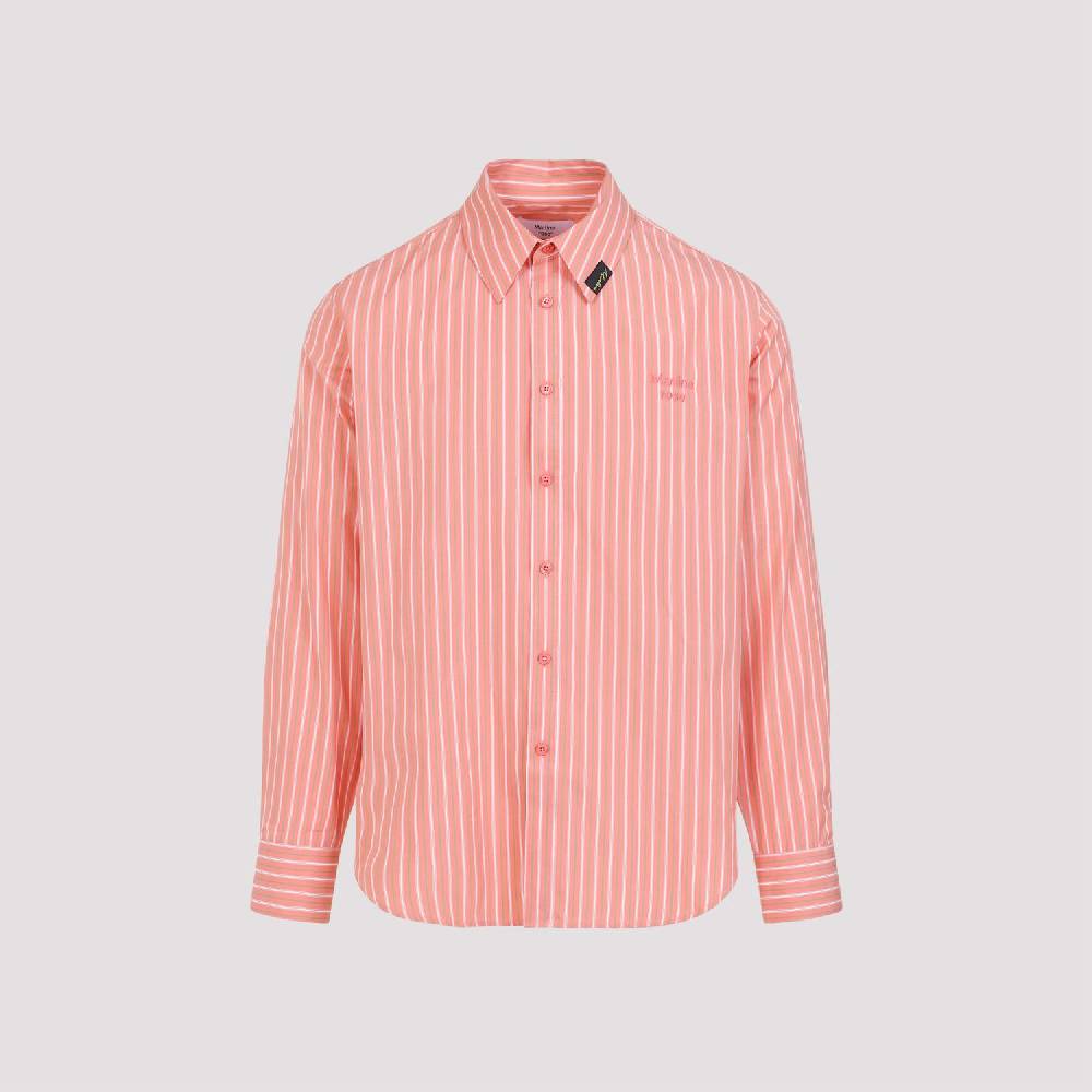 MARTINE ROSE  Camicia a Righe Giallo & Arancio in Cotone per Uomo di Martine Rose Convenienza