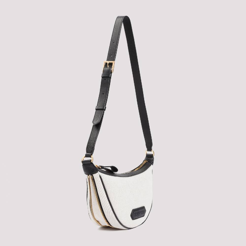 TOM FORD  Borsa Tracolla Nera in Tela Tom Ford Novità