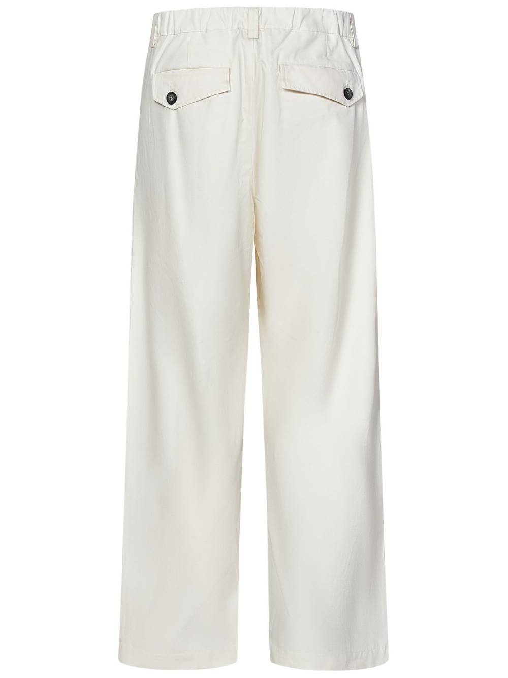 SEASE  Pantaloni Ampio Uomo SEASE in Cotone Bianco Offerta
