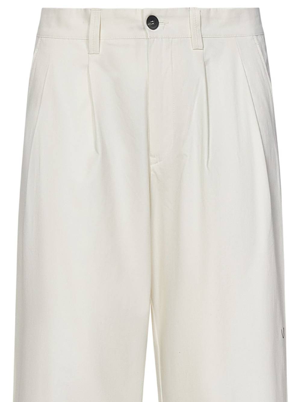 SEASE  Pantaloni Ampio Uomo SEASE in Cotone Bianco Offerta