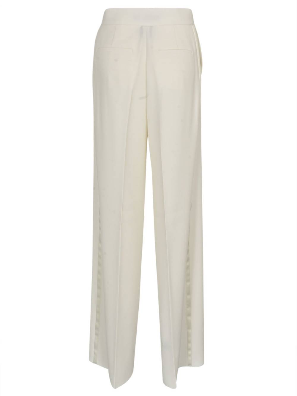 MAX MARA PIANOFORTE  Pantaloni Crepe Bianchi Max Mara Pianoforte da Donna Economico