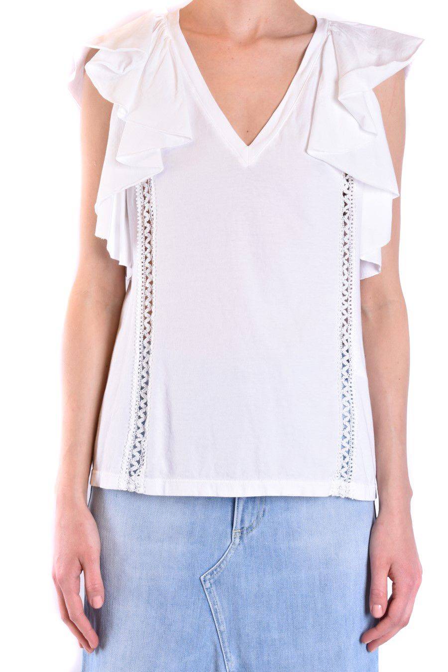 DONDUP  Top Bianco in Cotone DONDUP per Donne Offerte