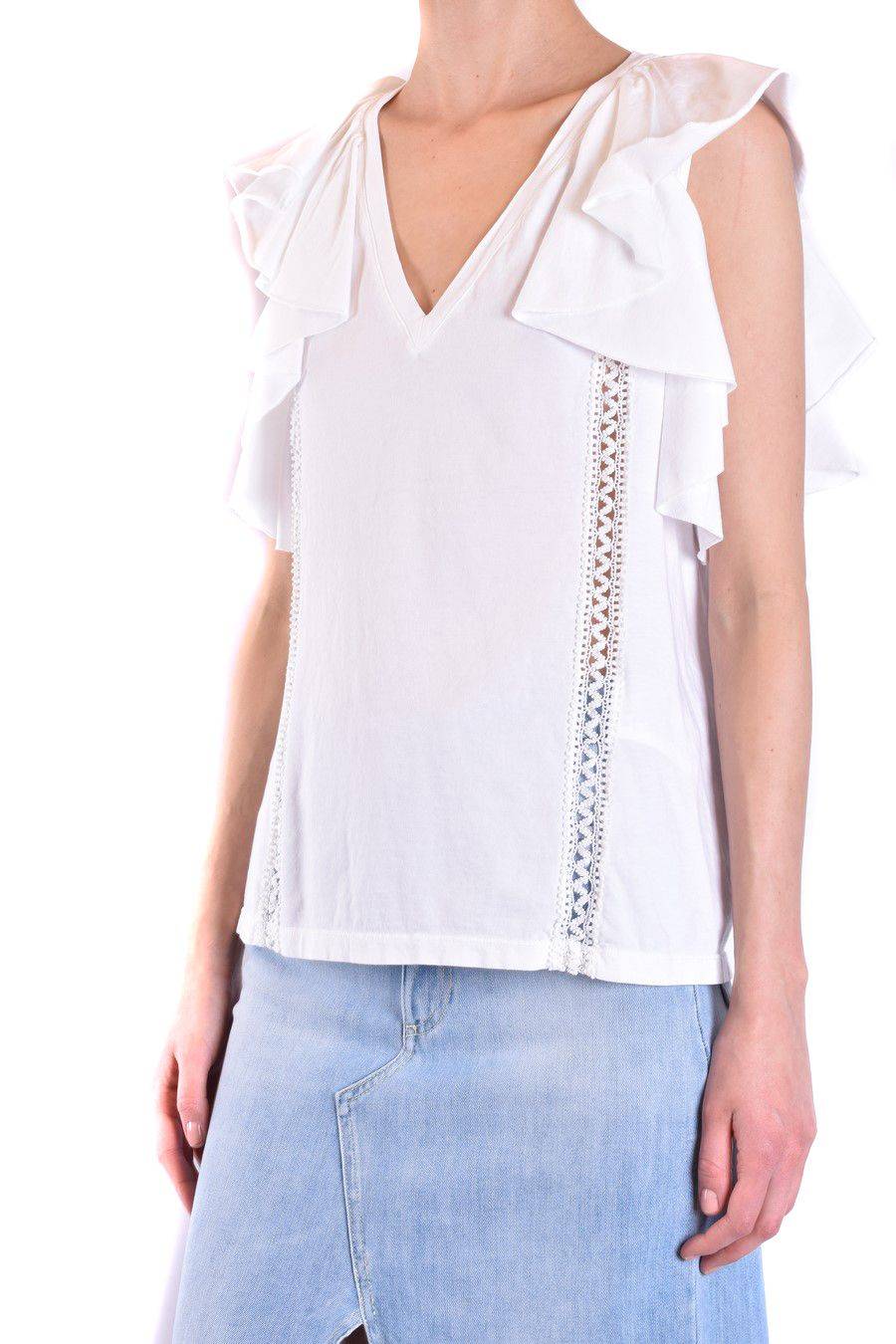 DONDUP  Top Bianco in Cotone DONDUP per Donne Offerte