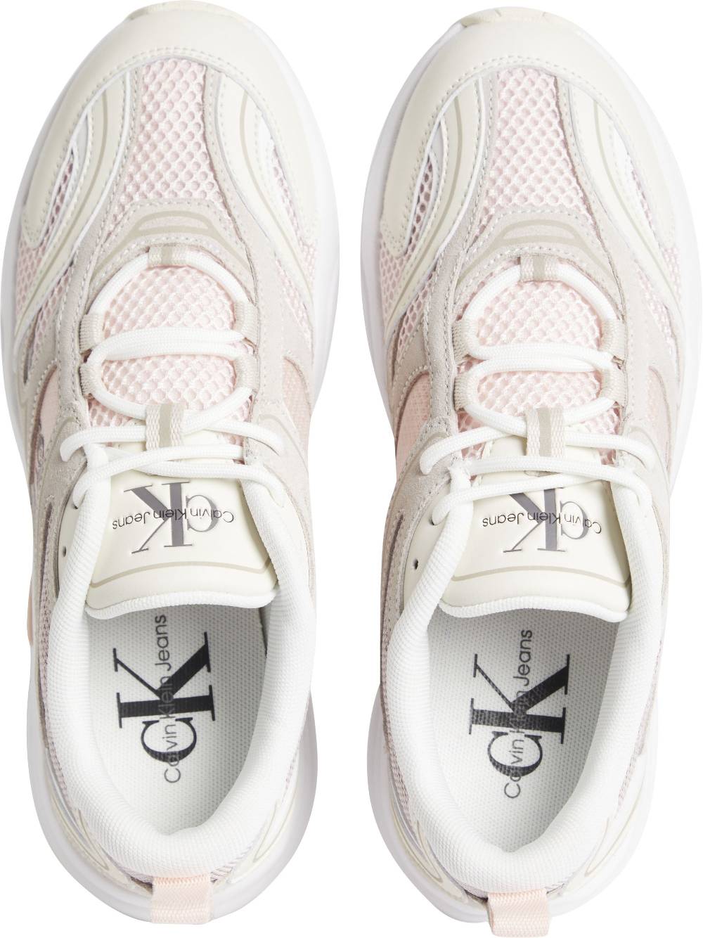 CALVIN KLEIN  Sneakers Donna Calvin Klein Rosa in Poliestere 2025