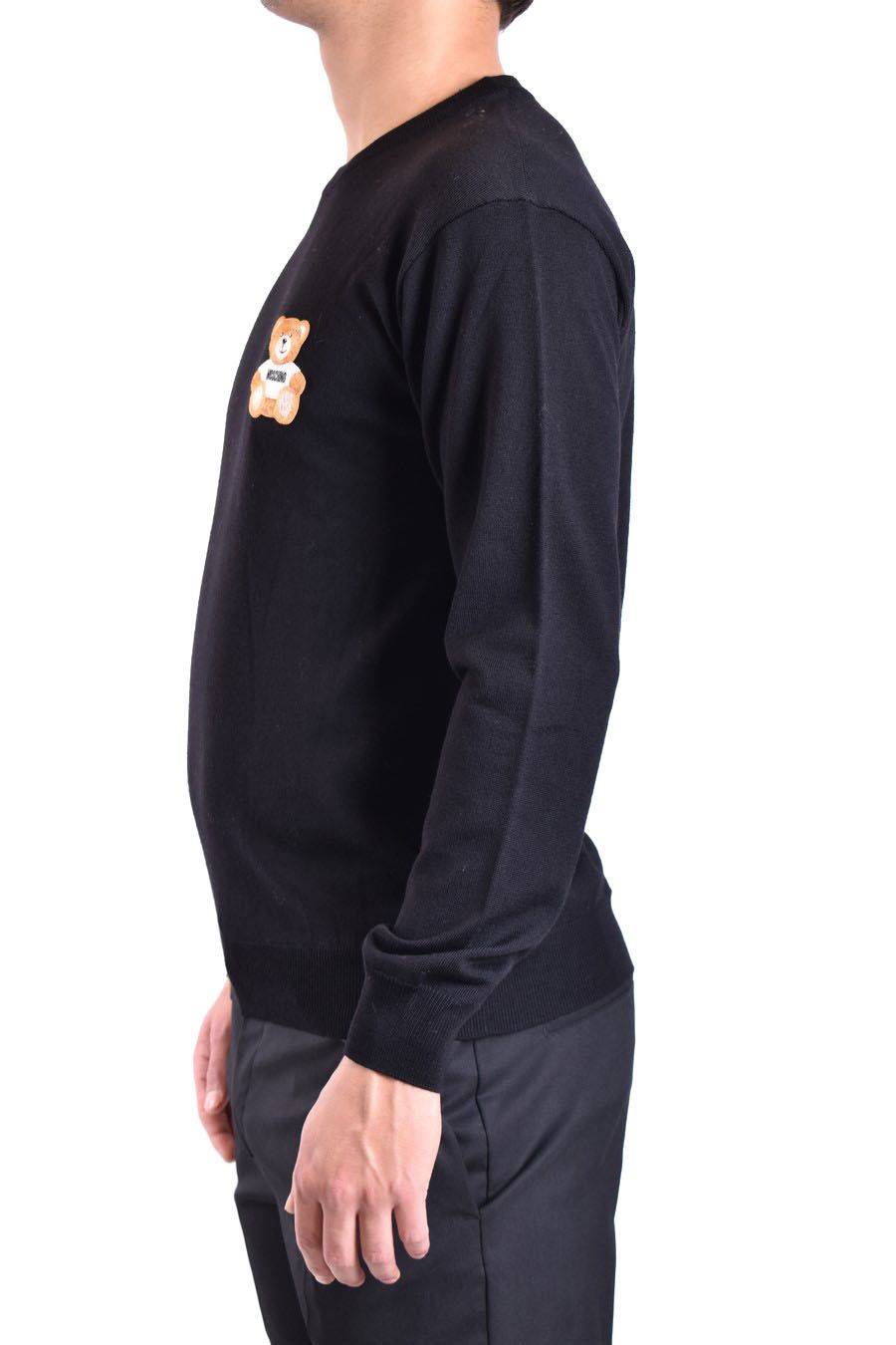 MOSCHINO  Maglione di Lana Nero Moschino Uomo V0902 7000555 Offerte speciali