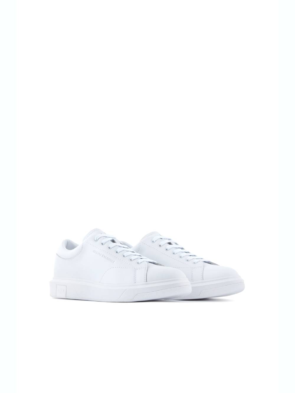 ARMANI EXCHANGE  Sneakers di Pelle Bianca Armani Exchange Uomo Qualità