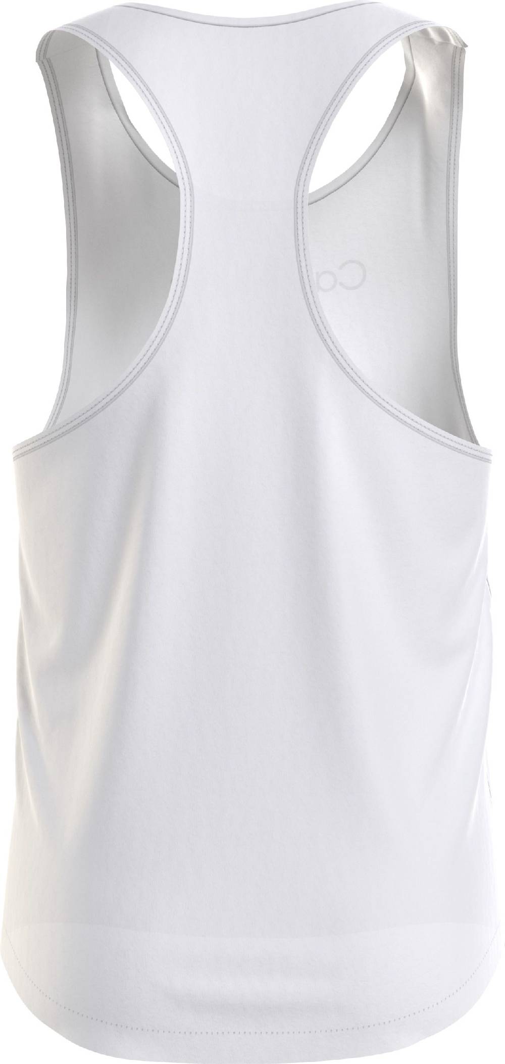 CALVIN KLEIN  T-Shirt Uomo Calvin Klein Bianca in Cotone e Lino Qualità Garantita