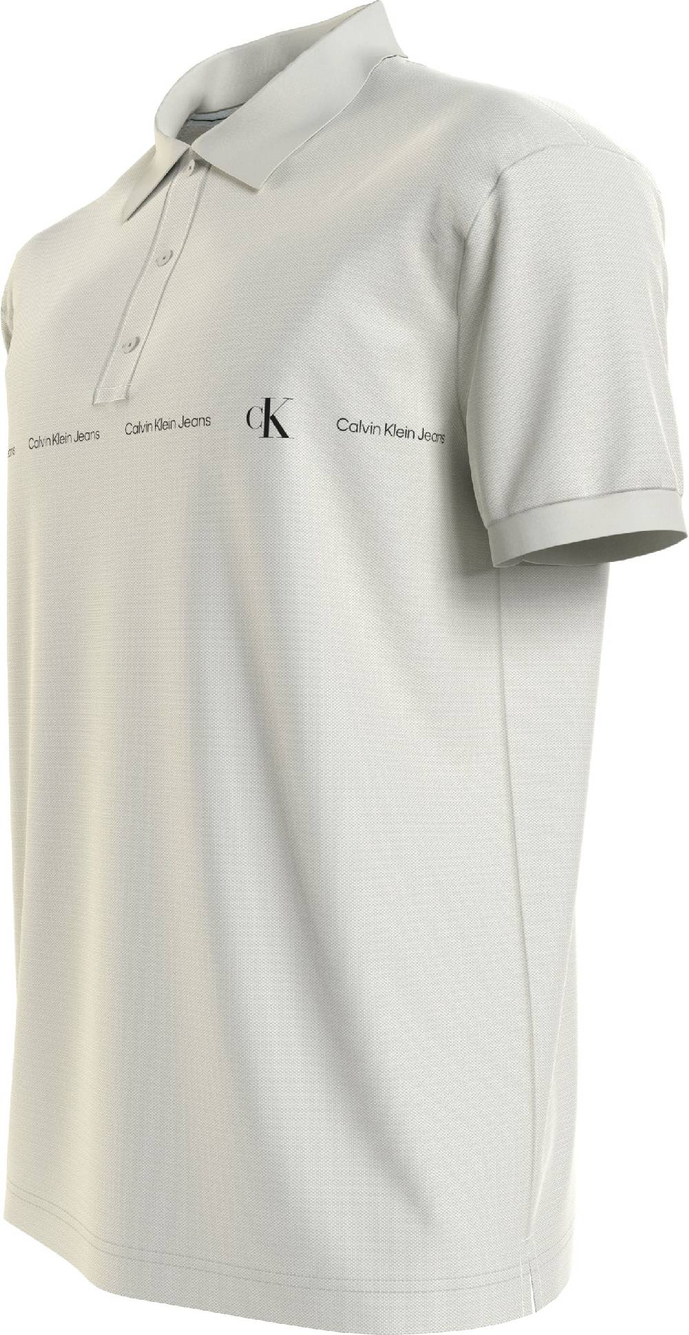 CALVIN KLEIN  Polo Calvin Klein Bianca in Cotone Elasticizzato Uomo Shopping Online