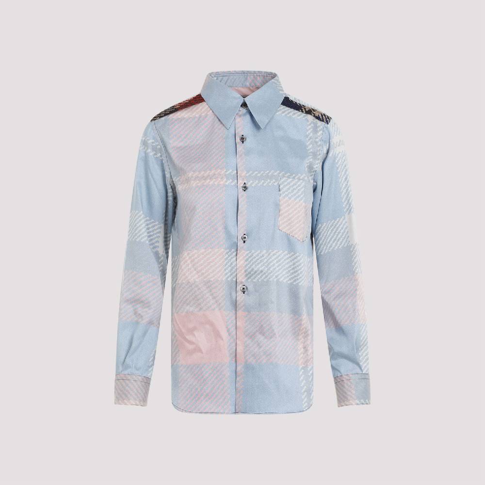COMME DES GARÇONS  Camicia Tartan Multicolore Comme Des Garçons in Poliestere Sottocosto