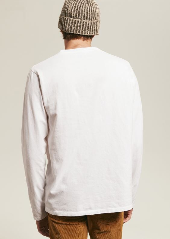 ROY ROGER'S  T-shirt Bianca in Cotone Roy Roger's con Tasca Convenienza