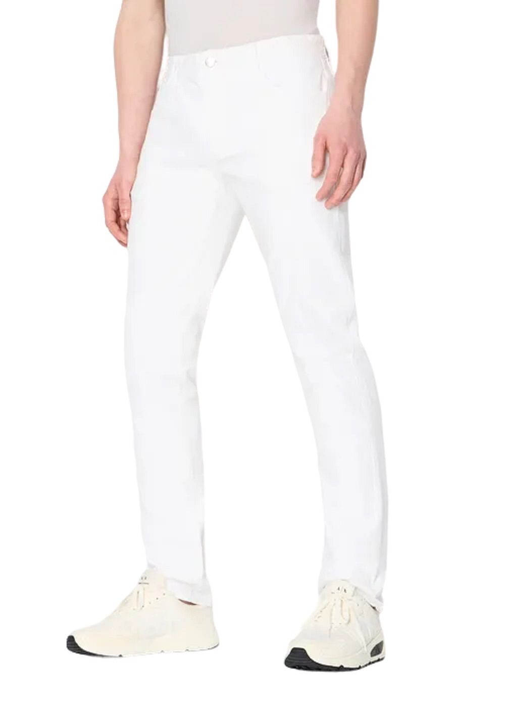 ARMANI EXCHANGE  Jeans Bianchi Elasticizzati da Uomo ARMANI EXCHANGE Presa