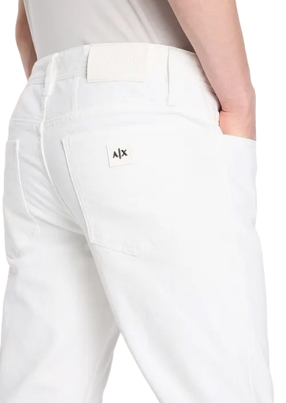 ARMANI EXCHANGE  Jeans Bianchi Elasticizzati da Uomo ARMANI EXCHANGE Presa