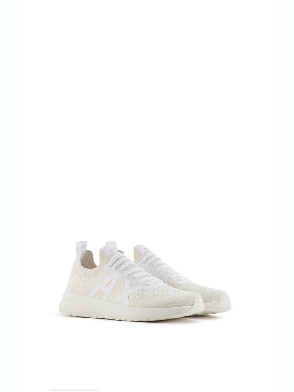 ARMANI EXCHANGE  Sneakers Bianche in Pelle da Uomo Armani Exchange Vendita Economica