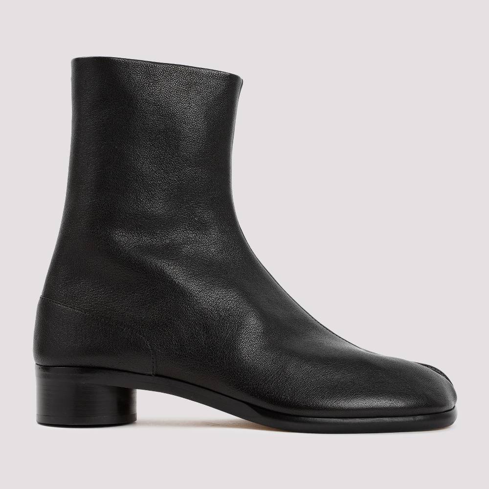 MAISON MARGIELA  Stivaletti Tabi Maison Margiela in Pelle Nera - Tacco 3cm I Più Venduti
