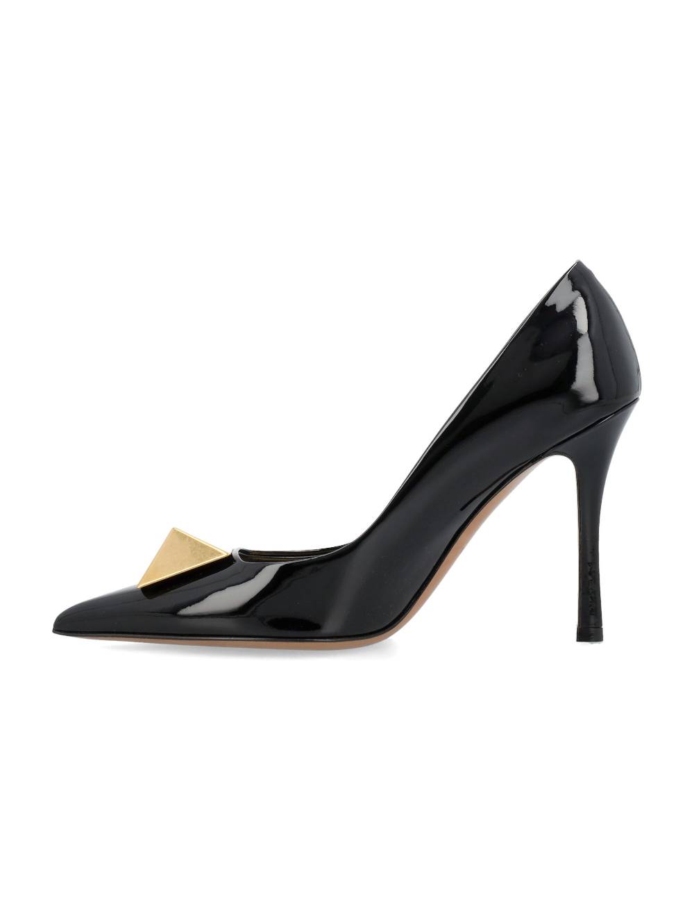 VALENTINO GARAVANI  Décolleté Valentino Garavani in Vernice con Borchie Maxi in Ottone Qualità