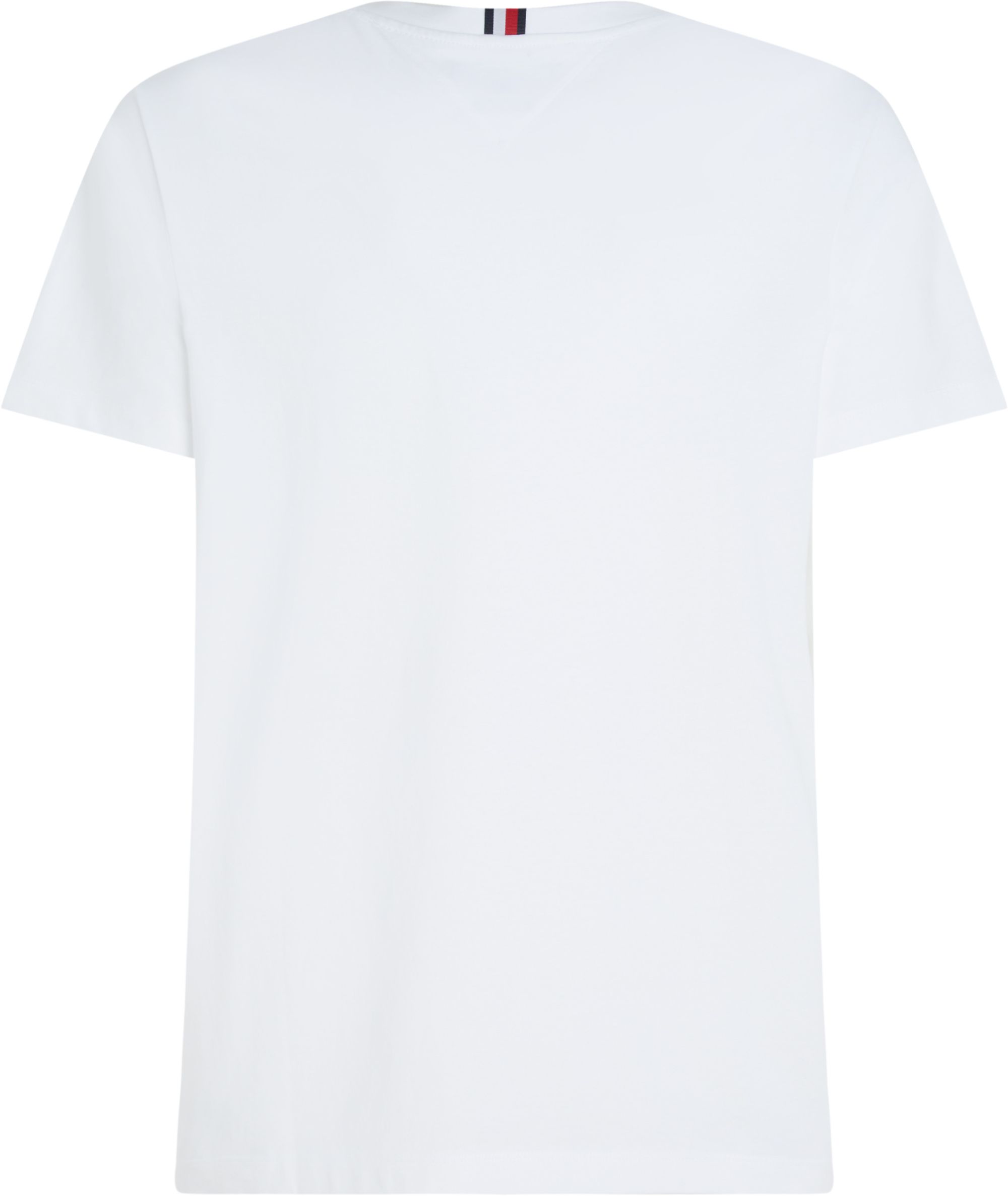 TOMMY HILFIGER  T-Shirt da Uomo Tommy Hilfiger in Cotone Bianco In Linea