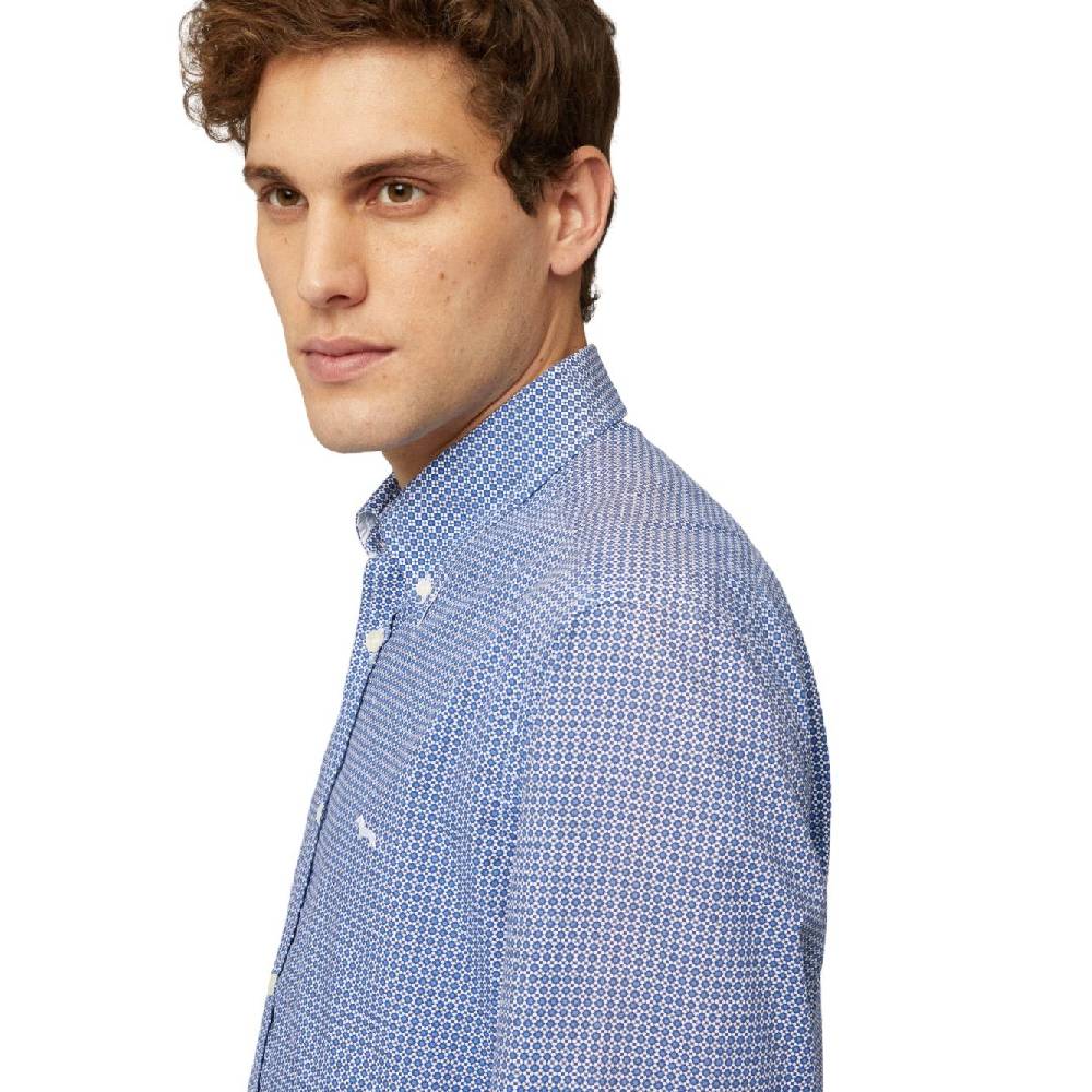 HARMONT & BLAINE  Camicia Uomo Harmont & Blaine Cotone Blu China Qualità