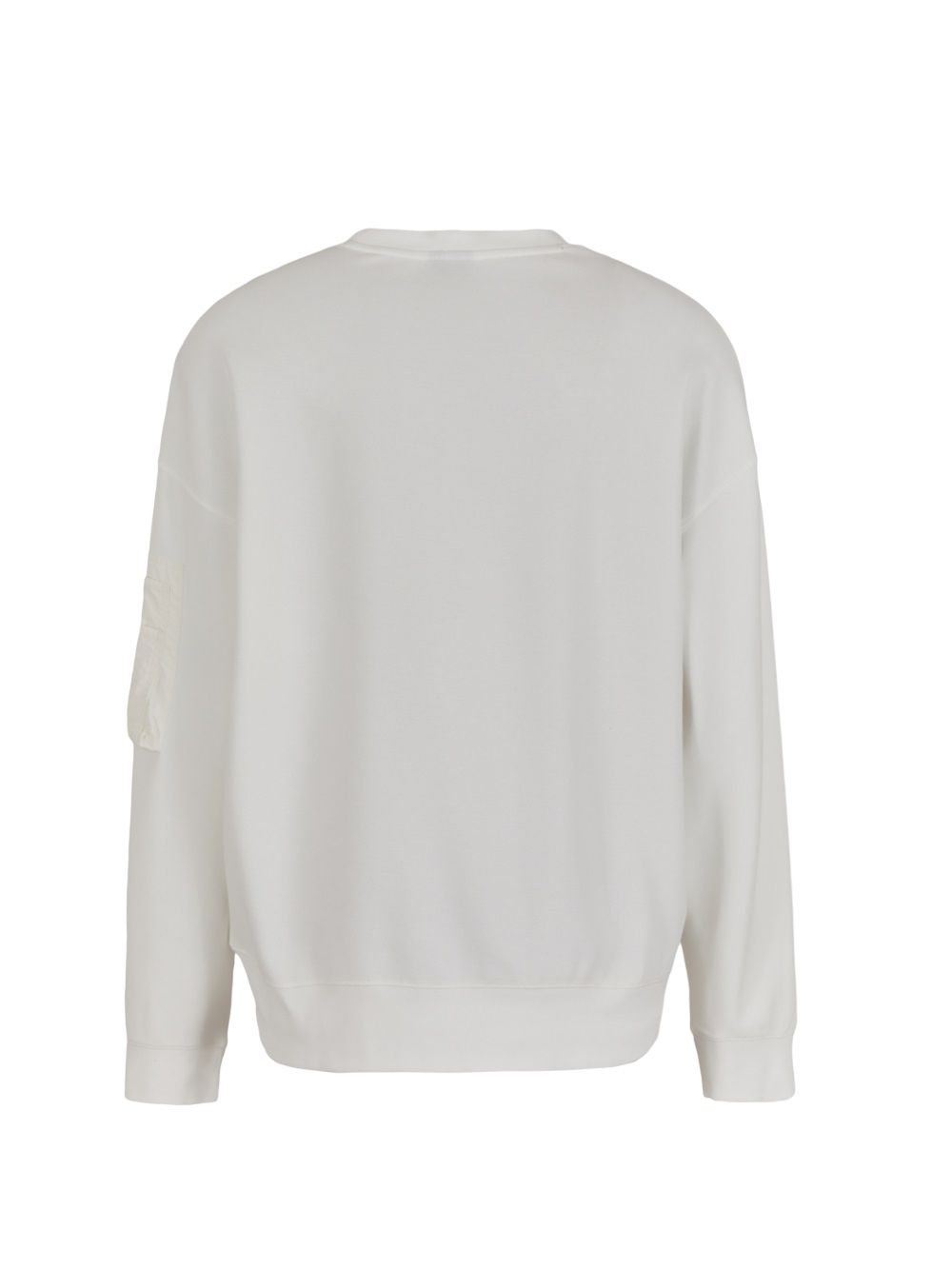 ARMANI EXCHANGE  Felpa Bianca in Cotone Misto Uomo Armani Exchange Promozione