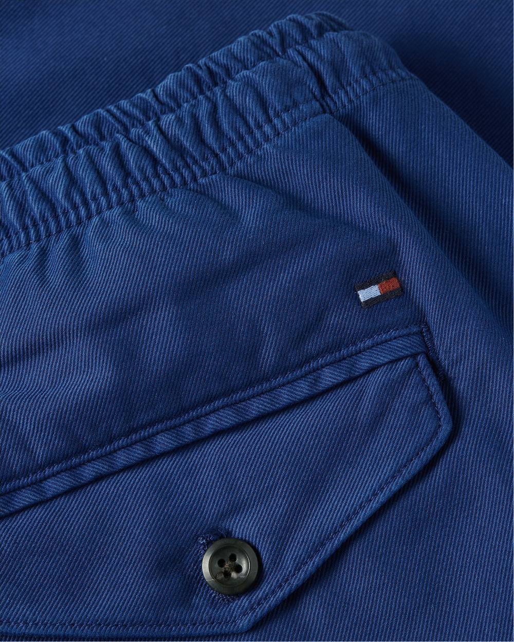 TOMMY HILFIGER  Bermuda Stretch Cotone Blu Uomo Tommy Hilfiger Qualità Garantita