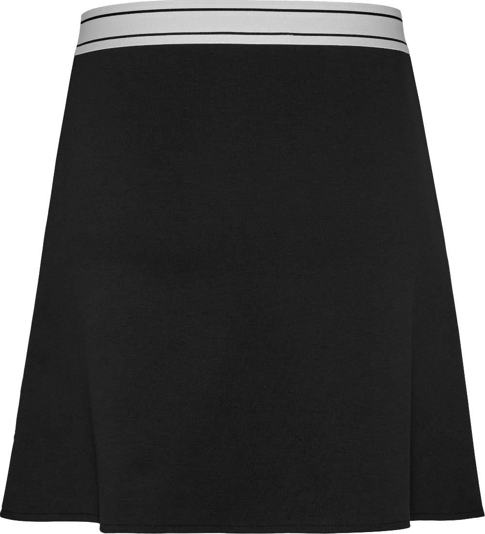 TOMMY JEANS  Gonna Nera Tommy Jeans - Tessuto Elasticizzato Viscosa Donna Sottocosto