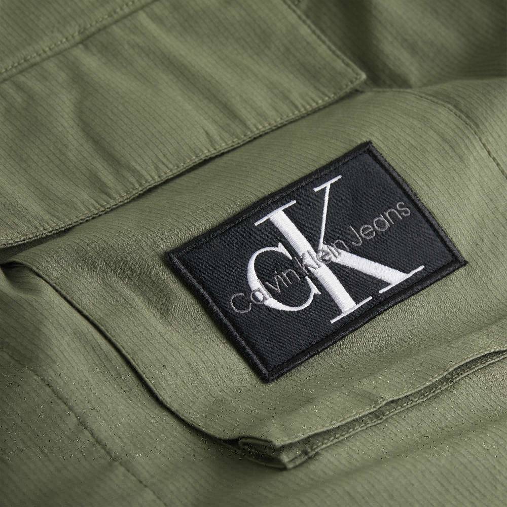 CALVIN KLEIN  Giacca Verde in Cotone Stretch Uomo Calvin Klein Novità