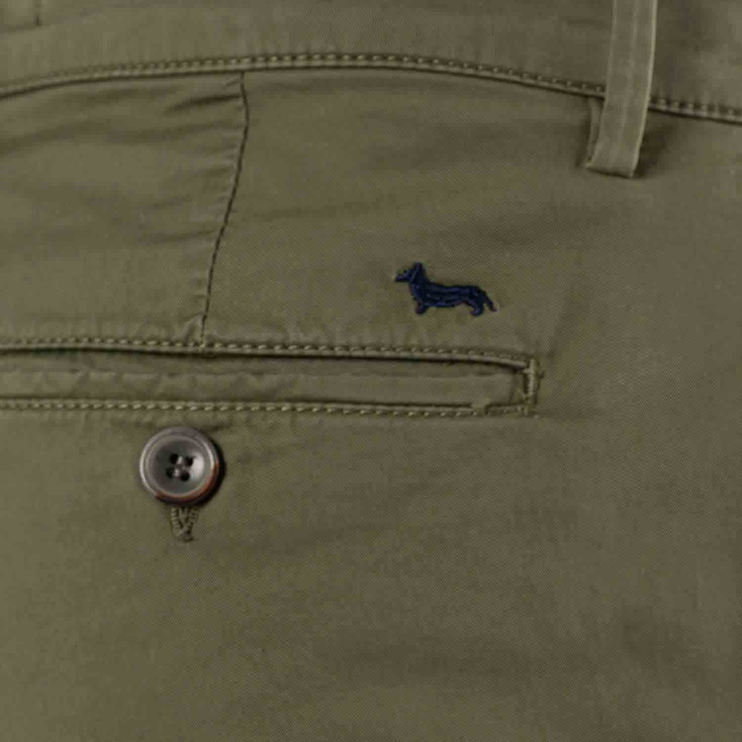 HARMONT & BLAINE  Bermuda Stretch Verde Cotone da Uomo Harmont & Blaine Offerta
