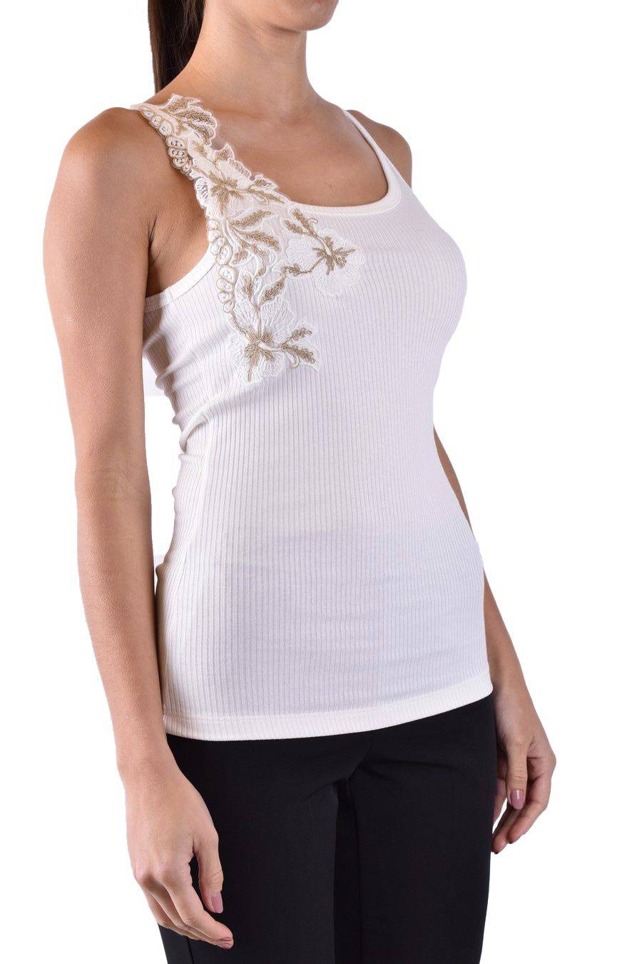 ERMANNO SCERVINO  Maglia Cotone Bianco Avorio Ermanno Scervino Donna Economico
