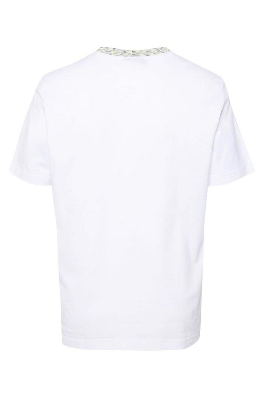 MISSONI  T-Shirt Bianca in Cotone Missoni Uomo UC22SL01-BJ0002-AS01BF 2025