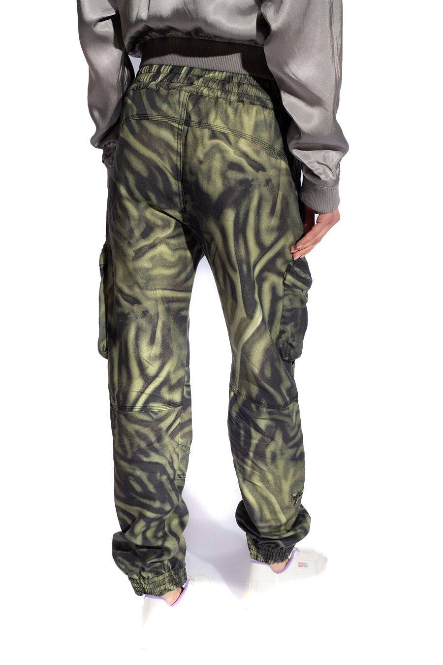 DIESEL  Pantaloni Diesel Multicolor in Lyocell per Donna - A12216 0WGAL5AFA Qualità