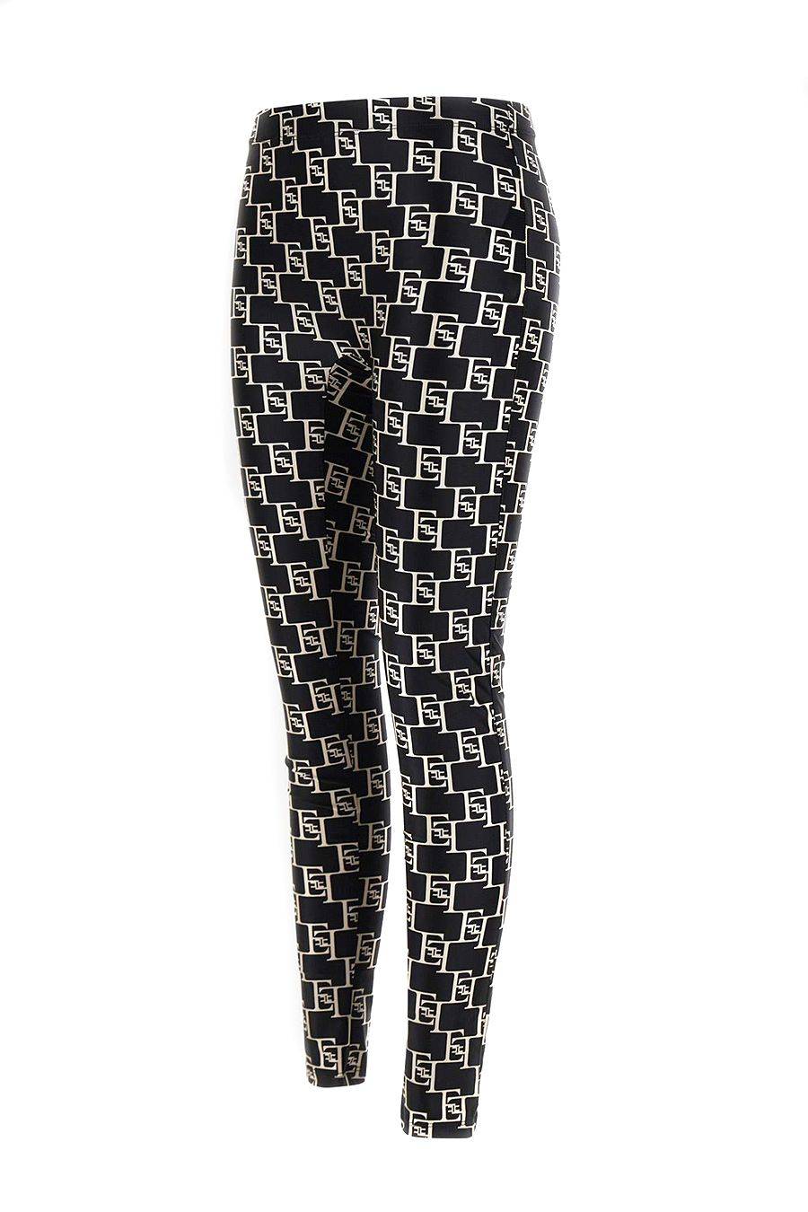 ELISABETTA FRANCHI  Pantaloni Multicolor da Donna Elisabetta Franchi in Poliestere Vendita