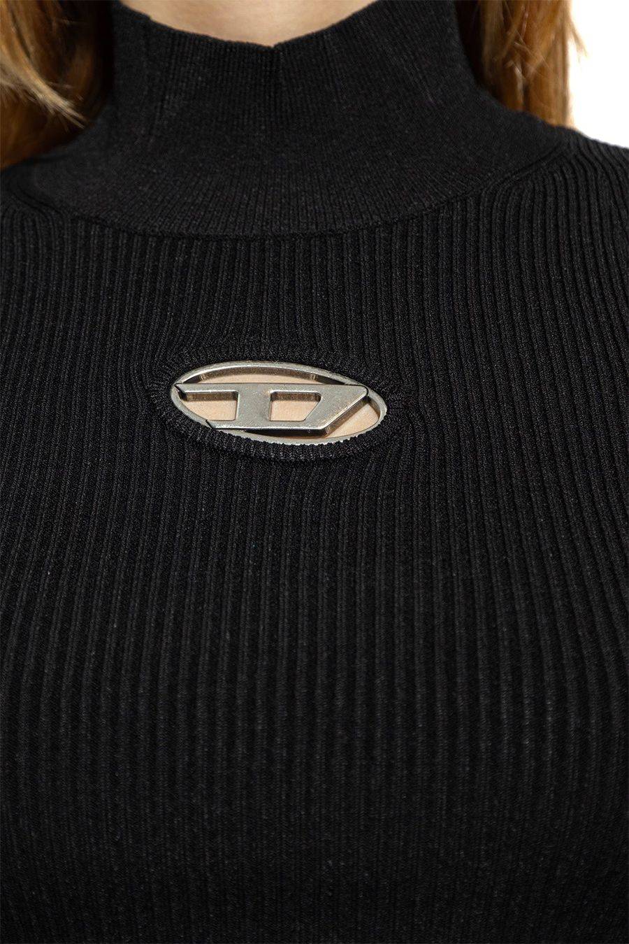 DIESEL  Top Nero in Cotone Diesel da Donna - A13020 0DLAX9XX Negozi Online