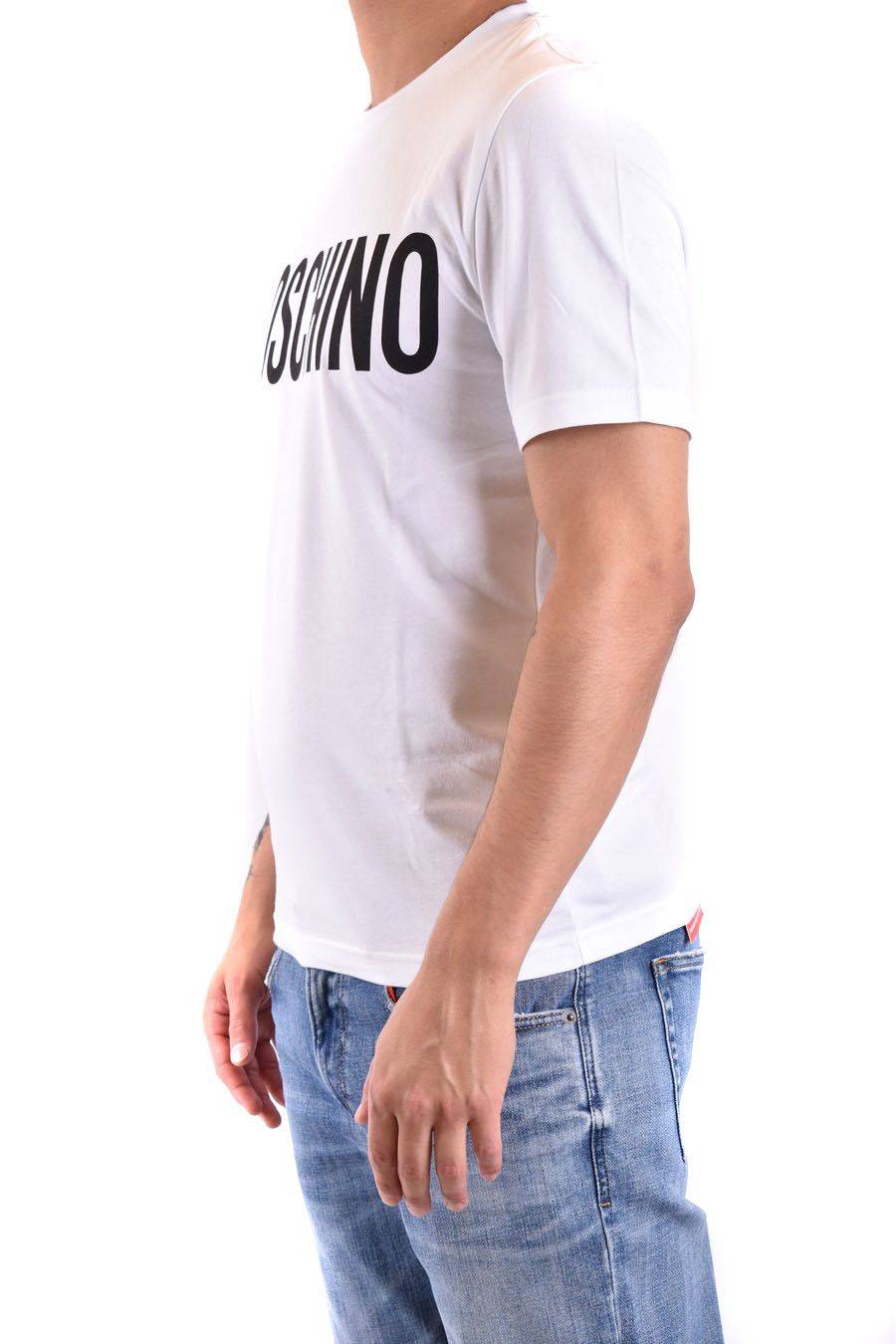 MOSCHINO  Polo Bianca in Cotone da Uomo Moschino A0702 20391001 Acquista Ora