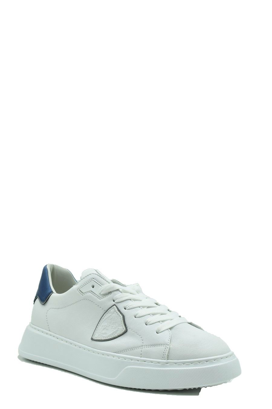 PHILIPPE MODEL  Sneakers Philippe Model Uomo in Pelle Bianca BTLUWX13 Promozione Limitata