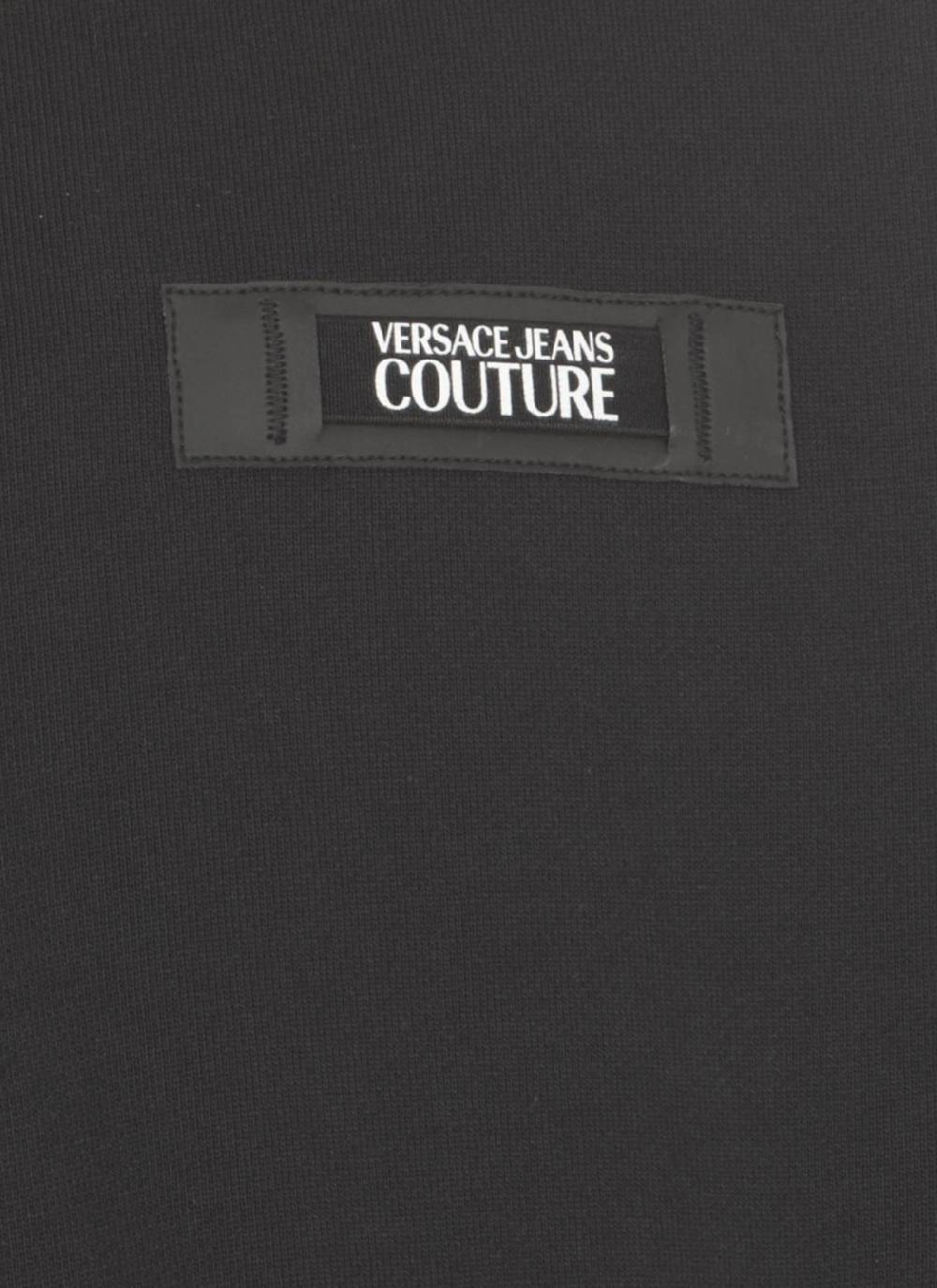 VERSACE JEANS COUTURE  Felpa Versace Jeans Couture in Cotone Nero Uomo Affare Del Giorno