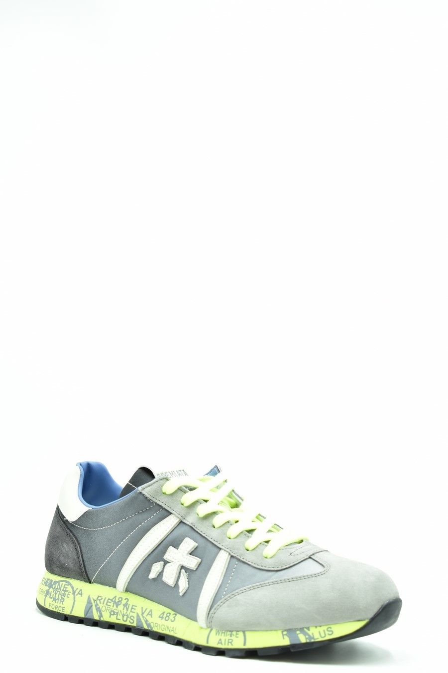 PREMIATA  Sneakers di Pelle Multicolore Premiata Lucy per Uomo Prezzo Ridotto