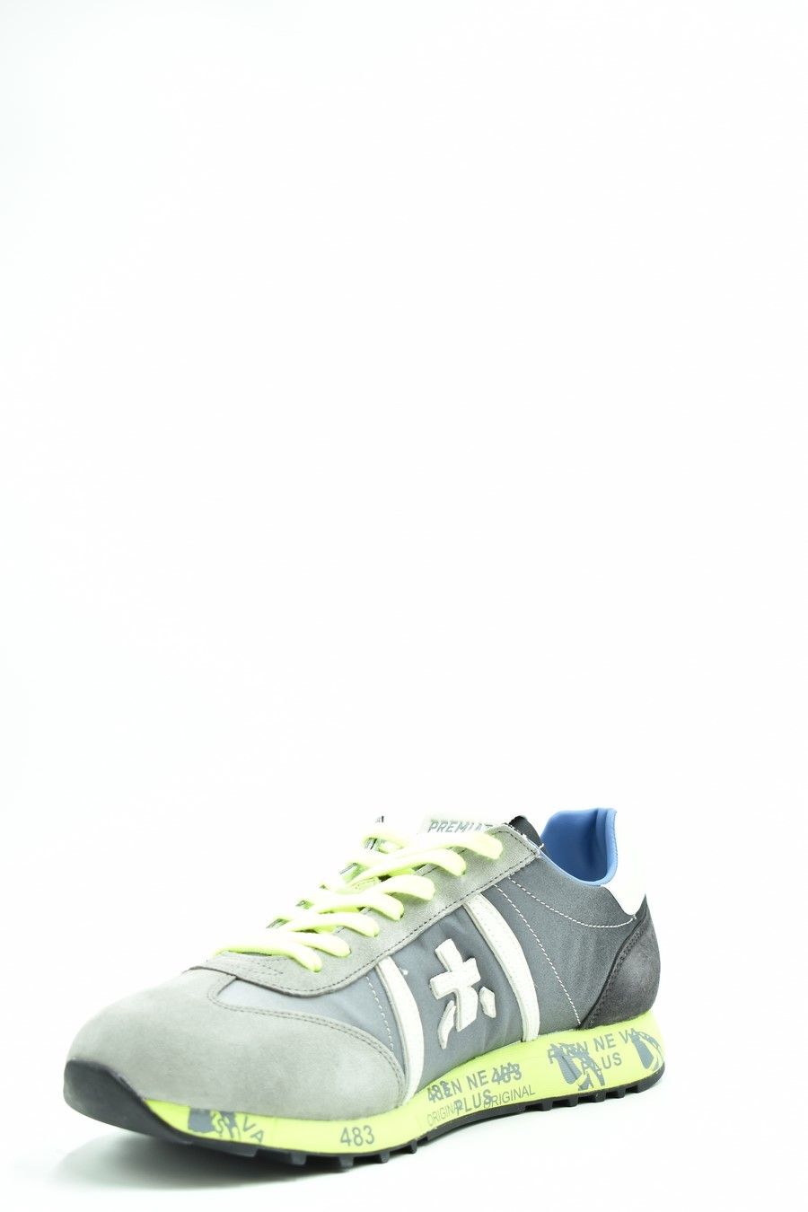 PREMIATA  Sneakers di Pelle Multicolore Premiata Lucy per Uomo Prezzo Ridotto