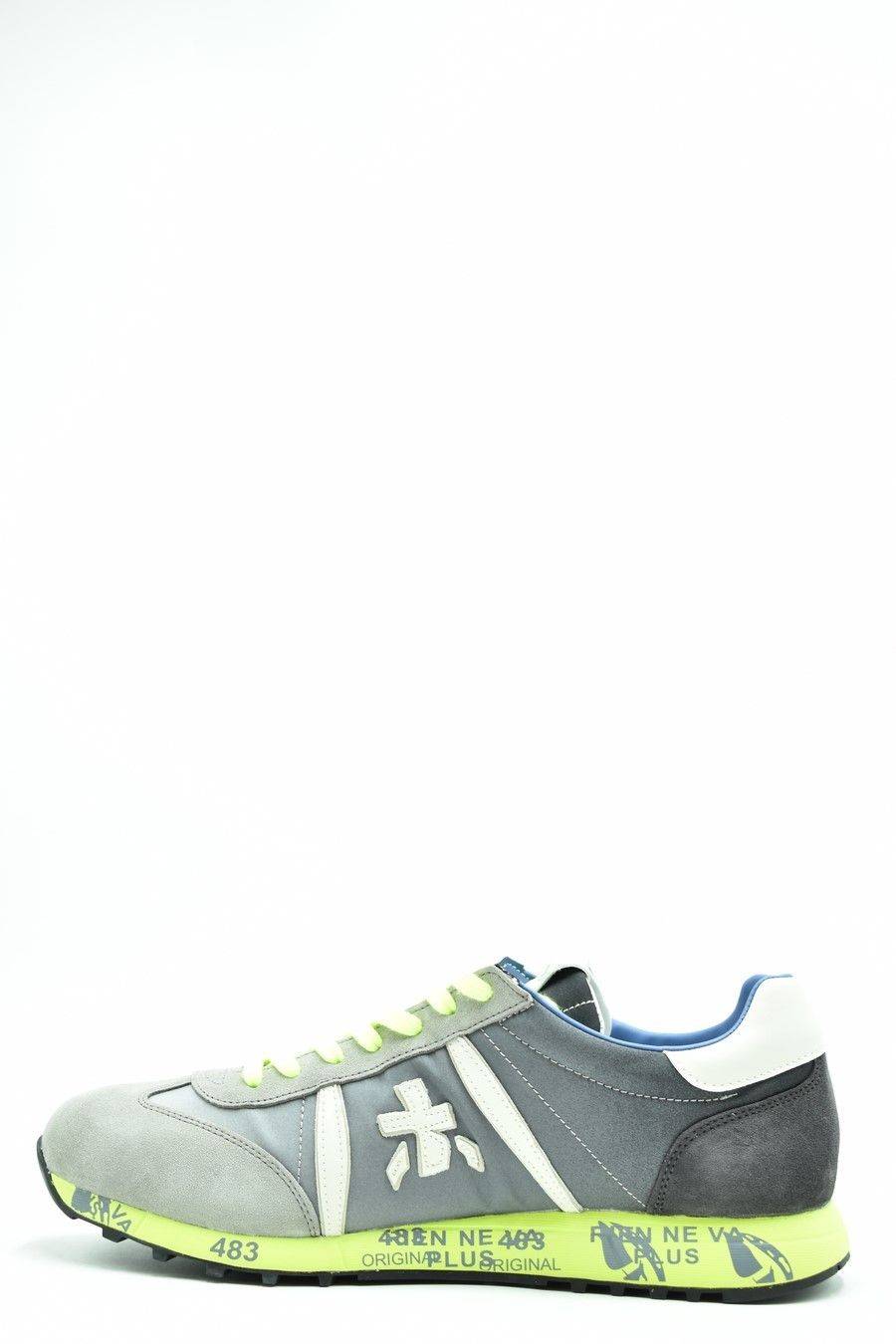 PREMIATA  Sneakers di Pelle Multicolore Premiata Lucy per Uomo Prezzo Ridotto